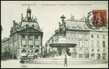 Pseudo-entier 5c rouge Semeuse : BORDEAUX FONTAINE