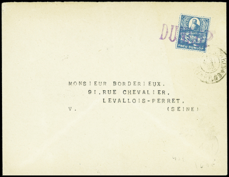 Env. pseudo-entier postal avec figurine bleue « PN