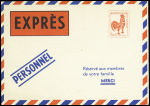 Env. pseudo-entier postal dépliante avec figurine 