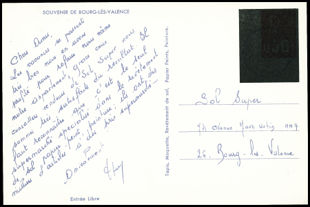 Pseudo entier CP pub SOL SUPER, BOURG LES VALENCE