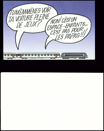 3 pseudo entiers postaux Liberté : 2F noir (SNCF),