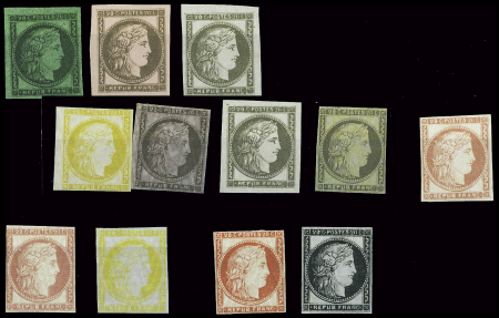 Projet Meillet et Pichot, 12 valeurs de couleurs d