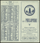 N°199-CP1  50c Semeuse lignée "Le Philopode" neuf 