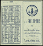 N°235-CP1  25c Semeuse brun-jaune Le Philopode neu