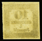 N°2 10c noir neuf ** TB