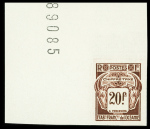 TAXE N°18/27  10 valeurs cdf non dentelées neufs *