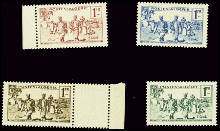 N°159b, 160a, 161a, 162b Série complète de 4 valeurs