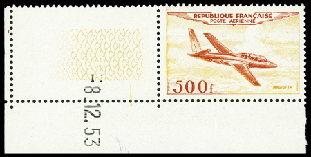 N°32 500f Magistère, CdF daté 8-12-53, neuf **, TB
