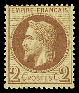 N°26A 2c rouge-brun Type I, neuf *, TB