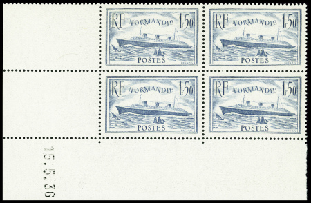 N°300 1f50 Normandie en bloc de 4, CD du 15.5.36, neuf