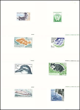 N°184 à 193A, + PA n°129  à 133 Collection des 14 Epreuves