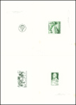N°129 à 133 + PA n°184 à 193A Collection des 16 Epreuves