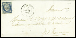 CAD T14 "L'ARBRET" 1 JUIN 1852 + PC 103 sur n°4 (touché),