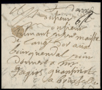 Lettre avec marque manuscrite "Arras" (Lenain n°1),