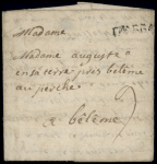 MP "ARRAS" (Lenain n°3, 26x4), 1742, Ind 20, B/TB