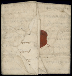 MP "ARRAS" (Lenain n°3, 26x4), 1742, Ind 20, B/TB