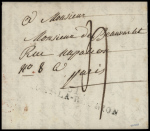 MP "61 AUXY LA REUNION" noir (Nom révolutionnaire d'Auxy