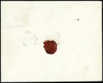 Rarissime oblitération Type 12 cachet demi fleuron