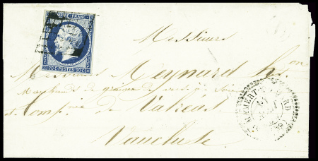 Rare grille de St-Mamert-du-Gard sur n°14Aa 20c bleu