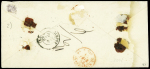 Rare enveloppe CHARGEE du Corps expéditionnaire d'Italie