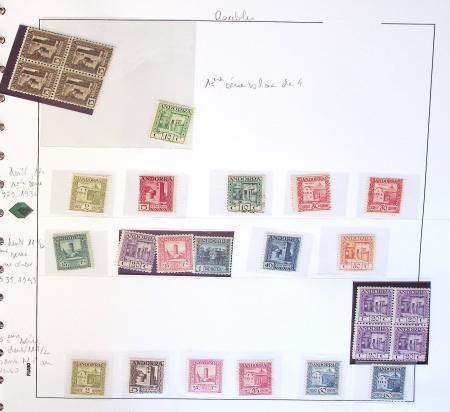 1928-2023 Collection d'Andorre Français 1931-2023 complet