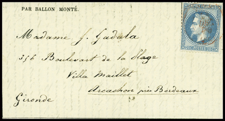N°29 obl CAD rouge "Paris (SC)" (28.12.70) sur Gazette des Absents n°20 pour Arcachon avec arrivée 31 dec 70 (Le Bayard)