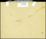 Lettre brulée de Bruxelles + env de réexpédition PTT n°827 "Letttre tombée en rebut" avec CAD "Paris rebuts de la Seine" (27.2.30) adressée au baron de Vinck (célèbre auteur d'ouvrages philatéliques de l'entre deux guerr