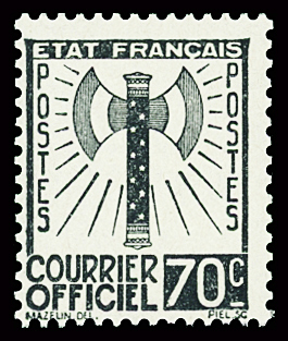 N°5 70c gris-noir, neuf **, TB