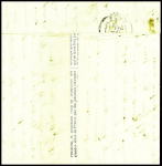 N°37, non obl sur Gazette des Absents n°10 du 23 nov 1870 adressée à un fonctionnaire à Tours avec au verso cachet bleu "Dartois et Yon aéronautes du gouvernement". Pli confié du ballon monté "La Ville d'Orléans". RR. TB