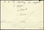 N°10 sur lettre de Sillars (Vienne - 1940) avec cachet
