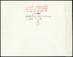 N°517 obl Pailhares Ardèche" (5.7.44) sur lettre avec bande imprimée en bleu "Vérifié par la Censure des FFI". TB