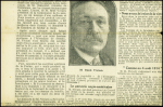 "Le Petit Journal" du mercredi 17 sept 1919 avec vignette bistre des Messageries aériennes et cachet rect bleu "Service par avion du Petit Journal" (Saulgrain n°79). TB