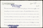 Postkarte de prisonnier français en Allemagne avec petite griffe noire "ecriture trop petite et trop serrée !". TB