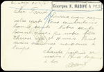 Guinée n°549 obl Conakry RP (1941) sur carte pour paris avec grande griffe noire "Inacheminable zone occupée". TB