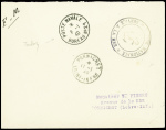 Lettre en franchise avec CAD "Poste navale bureau n°21" (1940 - Toulon). RR et TB