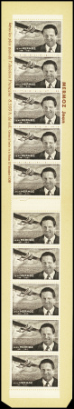 3 carnets de vignettes à l'effigie de jean Mermoz (Comité Jean Mermoz - aéro-clubs Jean Mermoz - Ligue aéronautique)
