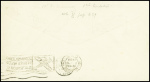 Brésil n°205 + PA17 en paire + PA25 sur env avec cachet rect rouge imprimé "Primeira mala aerea trasatlantica Brasil - Europa" avec signature de Dabry (Muller n°77 Brésil - Rio - Paris 7/18. 6. 1930). TB