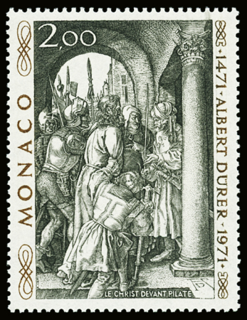N°876A ERREUR Albert DURER, non émis, bdf de chaque