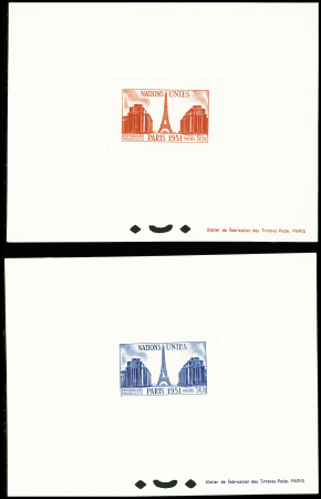 N°911/912 Session des Nations Unies à Paris 1951, la