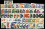 1901-1949, Collection avec timbres de la Côte d'Ivoire,