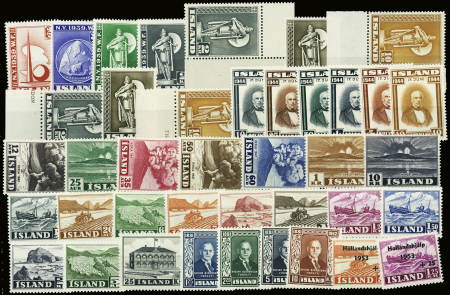 N°182/188 +186a/188a +202/214 +224/233 +238/253, neuf