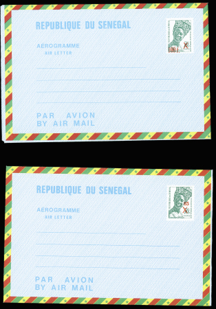 AEROGRAMMES 1979-1986 : Cambodge n°2, Cameroun n°16,