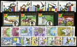 1966-1982, Collection de timbres non dentelés sur 5