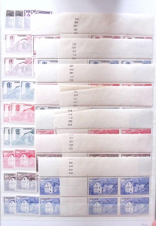 1932-2006, Stock d'ANDORRE en classeur par maximum
