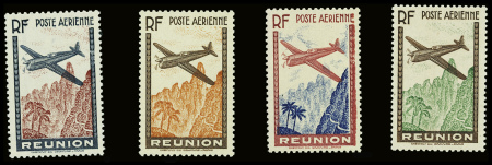 N°2a/3a/4c/5b La série de 4 avec variété sans la faciale,