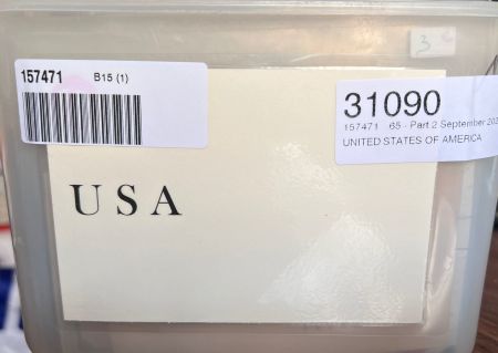 USA environ 430 lettres et entiers postaux, la plupart