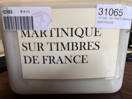 MARTINIQUE environ 400 lettres avec oblitérations de