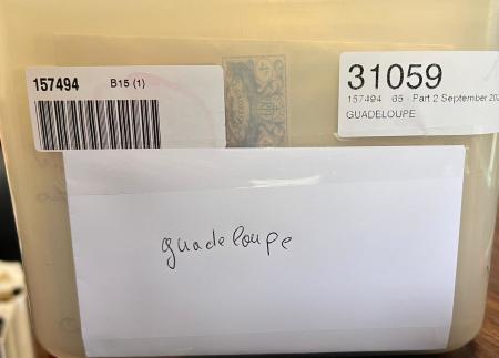GUADELOUPE 1900-1950 environ 400 lettres : affranchissements,