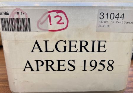 ALGERIE 1958-1971environ 280 lettres dont oblitérations
