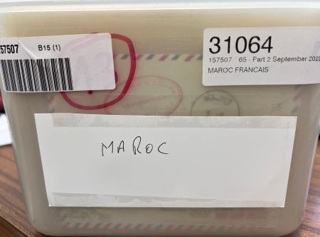 MAROC 1900-1960 environ 370 lettres : affranchissements